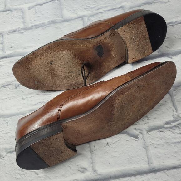 J. Murphy by Johnston & Murphy Brown Distressed Cap Toe Oxford 59 11056 size 10M - Picture 16 of 16